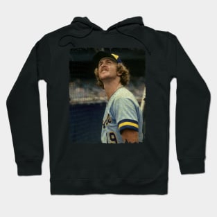 Robin Yount in Milwaukee Brewers Hoodie